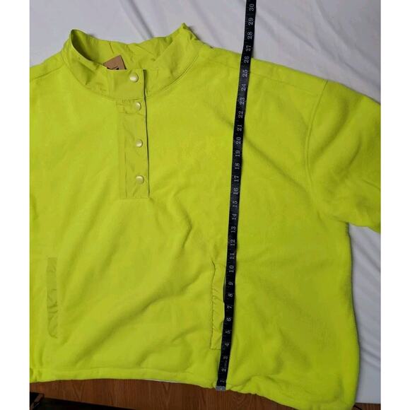 Women's Relaxed-Fit Recycled Polyester Microfleece High Neck Pullover Size 5X - Picture 6 of 10